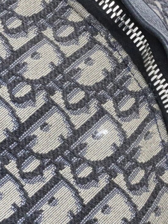 Dior Rider Oblique Jacquard Rider Backpack - Beige & Black main image 12